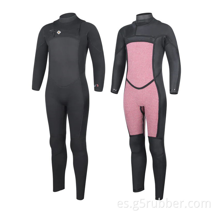 Mens 4 3mm Chest Zip Wetsuit G5nr 03